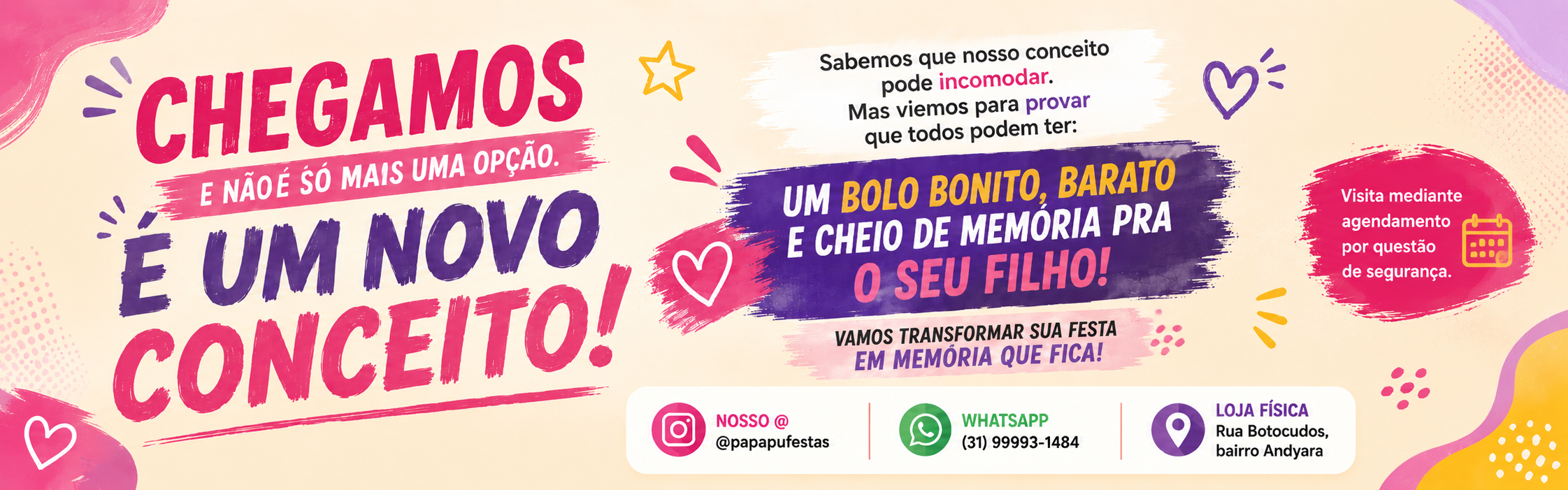 Papapu: um novo conceito em bolos cenográficos para aluguel